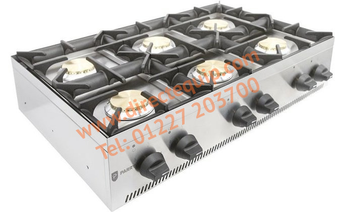 Parry 6 Burner Gas Hob AG6H & AG6HP